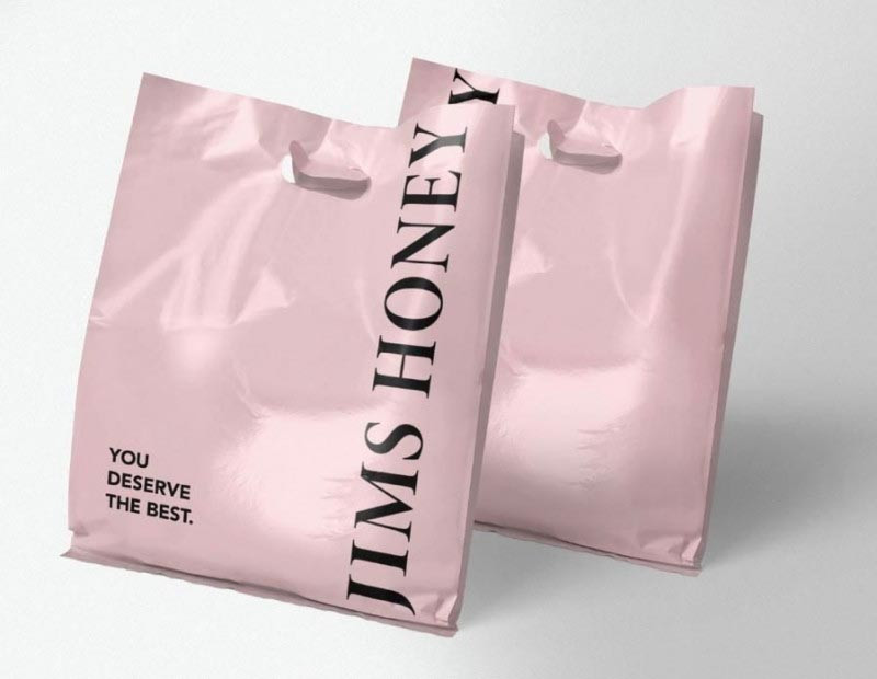 PLASTIK PINK JIMS HONEY (WAJIB ORDER KELIPATAN 100pcs per SIZE)